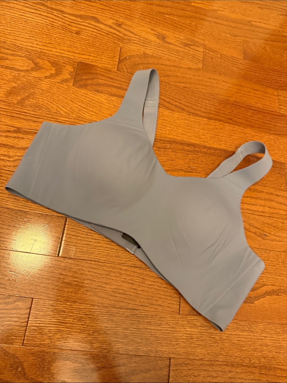 knix catalyst Seamless Wireless Bra in Light Gray Blue 5